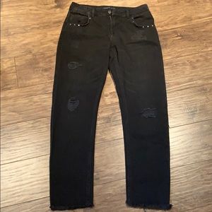 Zara Basic Z1975 Denim black jeans